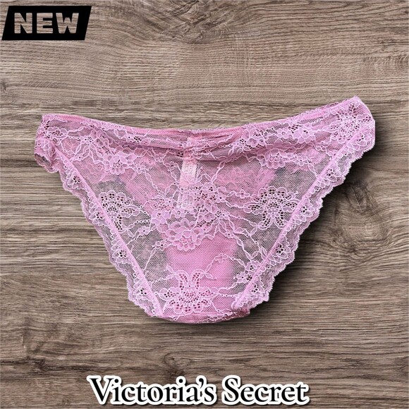 New NWT Victoria’s Secret Dream Angels Lace Cheekini – Pink – Size Small - Picture 4 of 4